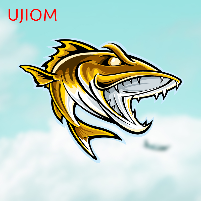Baby Nursery Yellow Walls - UJIOM Adesivi Murali con Logo Pesca