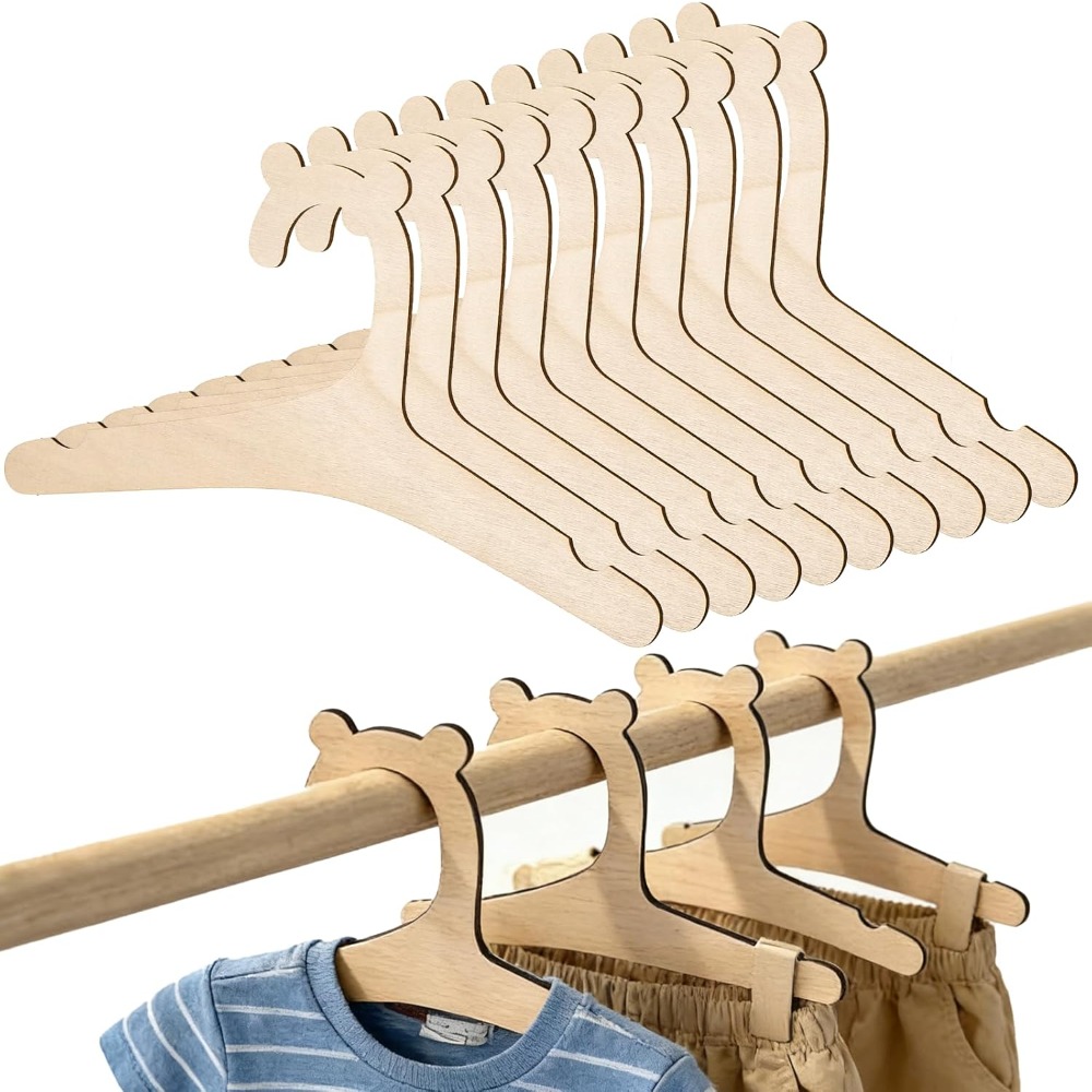Baby Nursery Uniform - 10/20 Pezzi Appendiabiti Creativi per Bambini,
