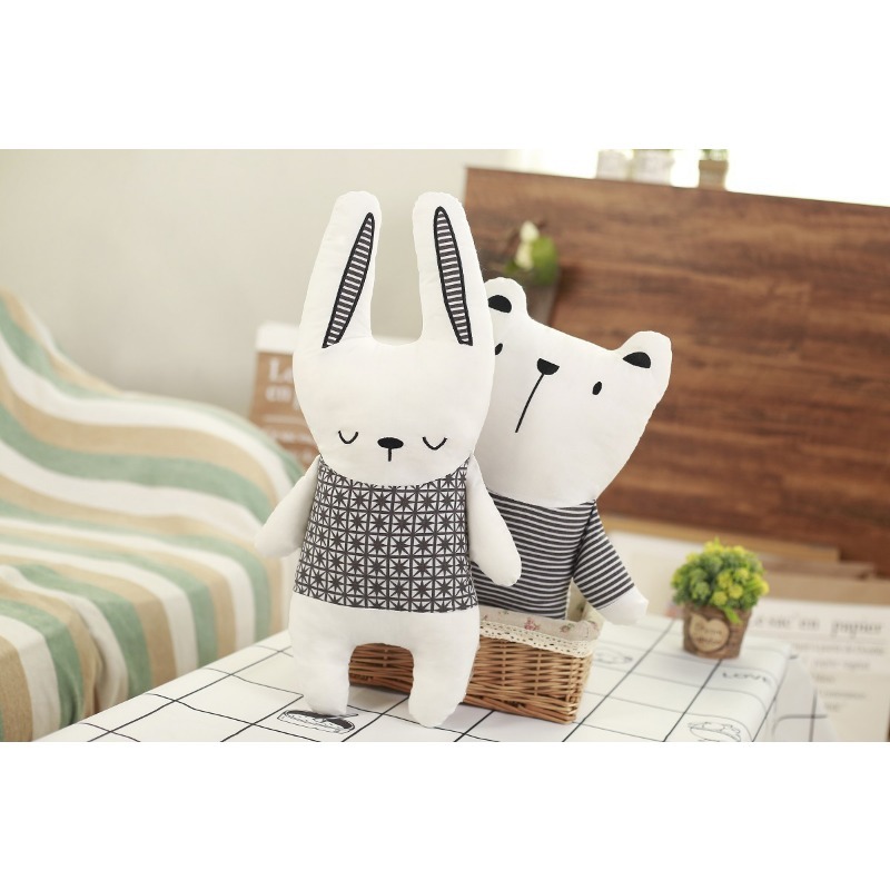 Baby Unicorn Nursery - Bambola di cotone imbottita a forma