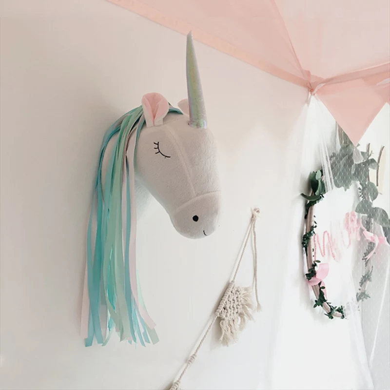 Baby Unicorn Nursery - Ornamento da Parete a Forma di