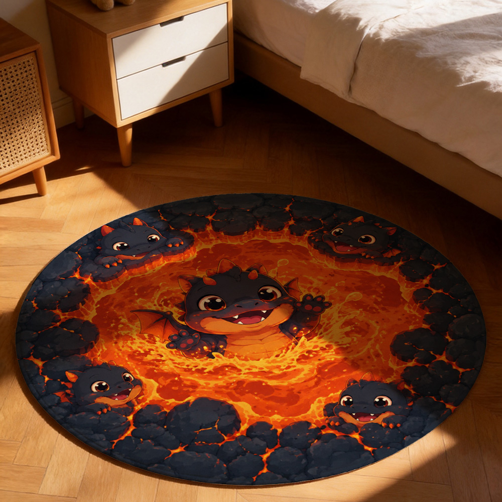 Soft Rug Nursery - Tappeto a forma di cerchio con