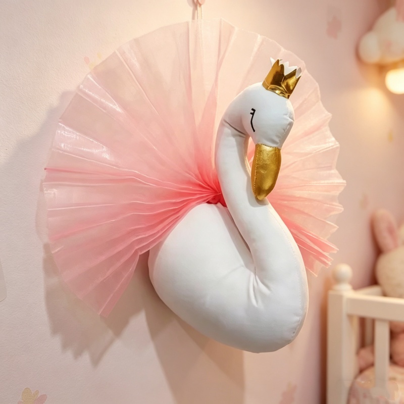 Baby Unicorn Nursery - Decorazione da Parete in Peluche Morbido