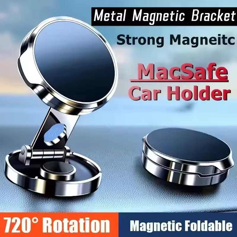 Mobile Hanger Arm - Supporto Magnetico Pieghevole Rotondo per Auto,