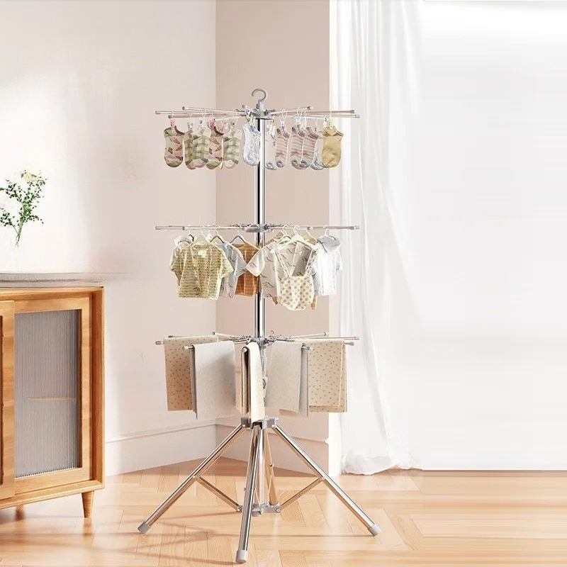 Baby Nursery Uniform - Stendibiancheria per bambini, pieghevole, per interni