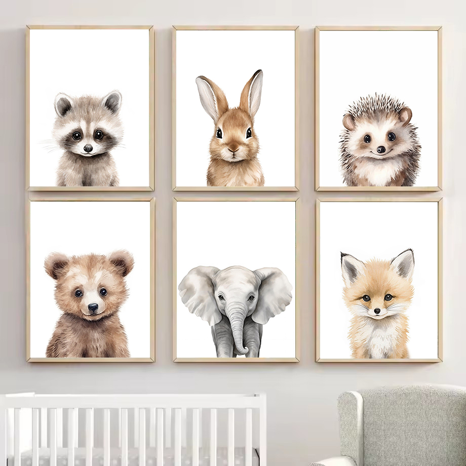 1 Pezzo Poster su Tela con Ani - Baby Nursery Prints recensione e prezzo