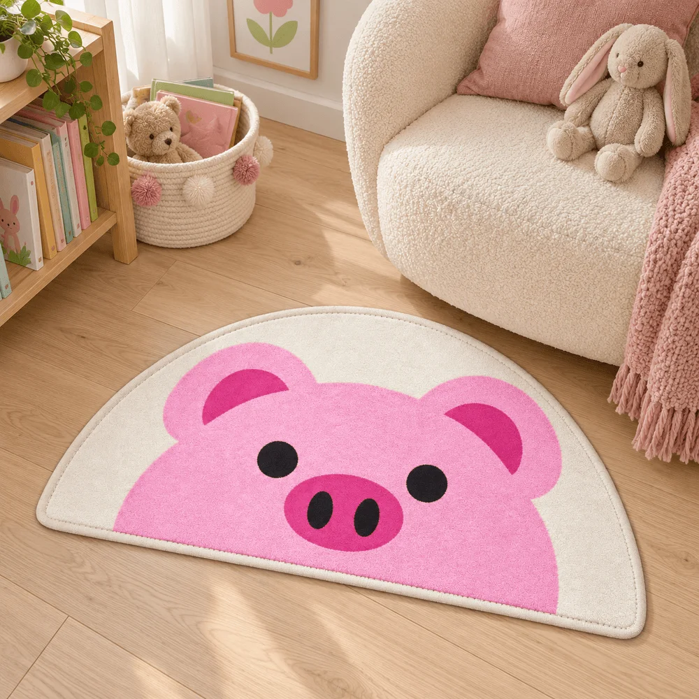Tappeto semicircolare con simp - Soft Rug Nursery recensione e prezzo