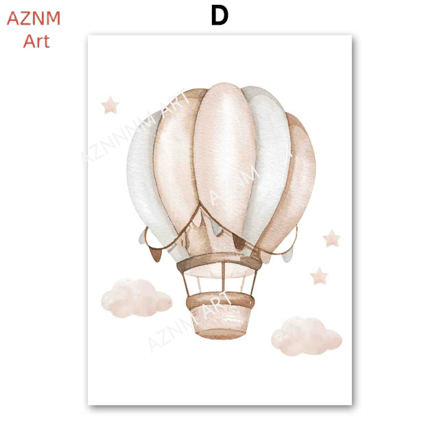 Poster con elefante, palloncin - Baby Nursery Prints recensione e prezzo
