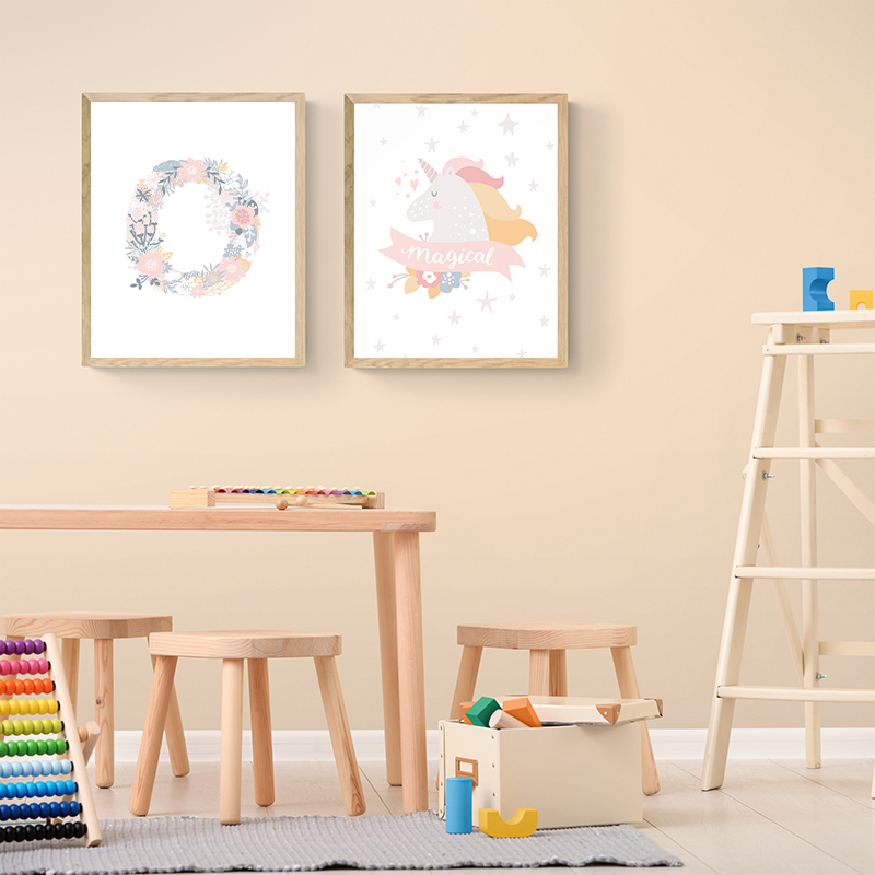 1 pezzo di quadro senza cornic - Baby Unicorn Nursery recensione e prezzo