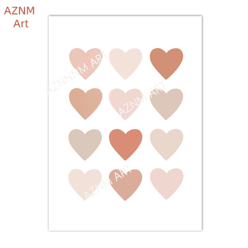 1/3 pezzi, cartone animato cuo - Baby Nursery Prints recensione e prezzo