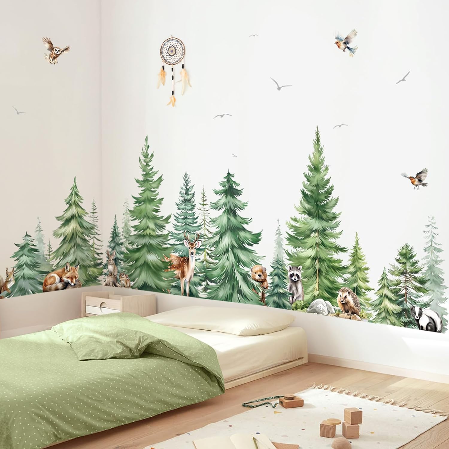 Grande acquerello albero di pi - Baby Nursery Panelling recensione e prezzo