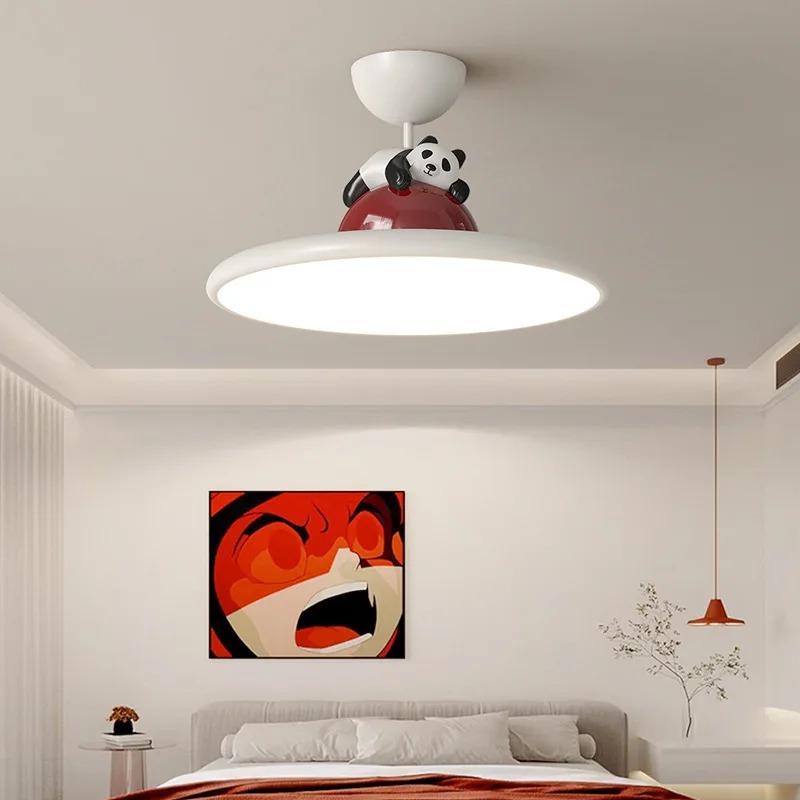 Plafoniera a LED Panda in stil - Baby Nursery Light Fixture recensione e prezzo