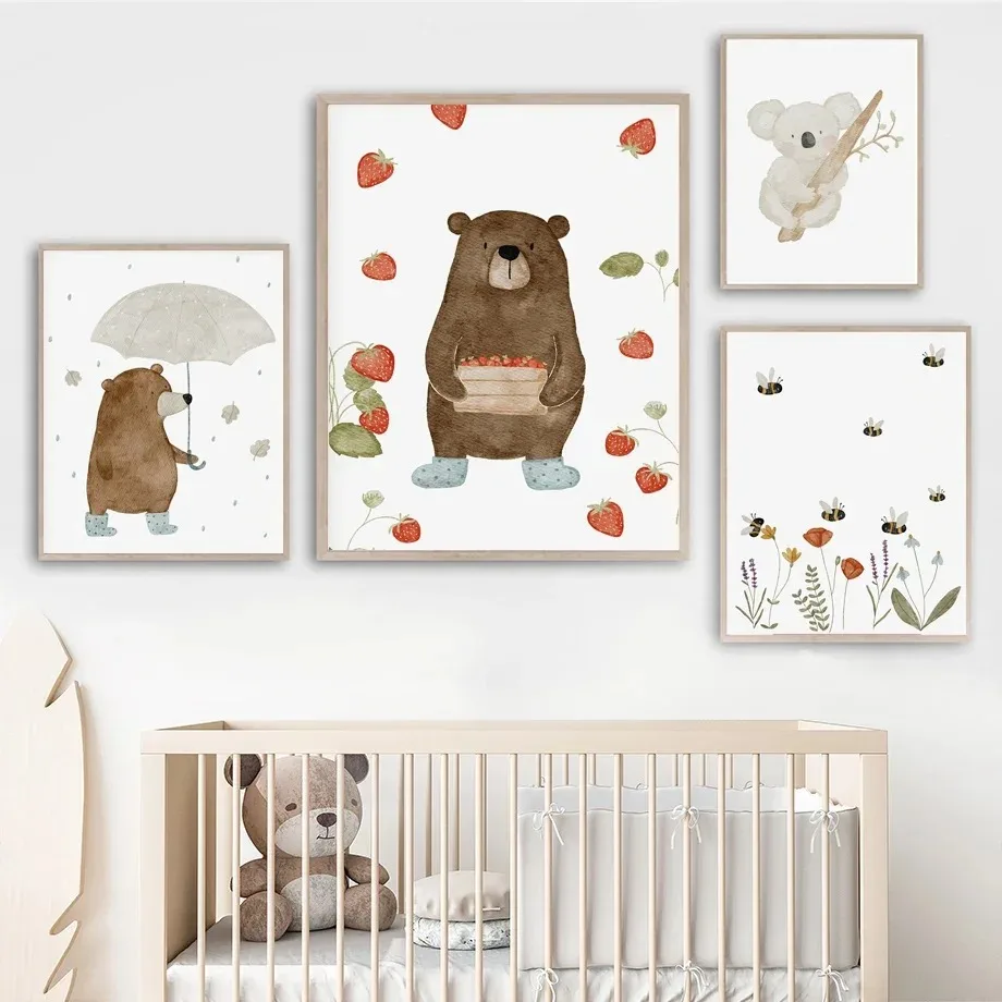 Graziosi Quadri su Tela con An - Baby Nursery Prints recensione e prezzo