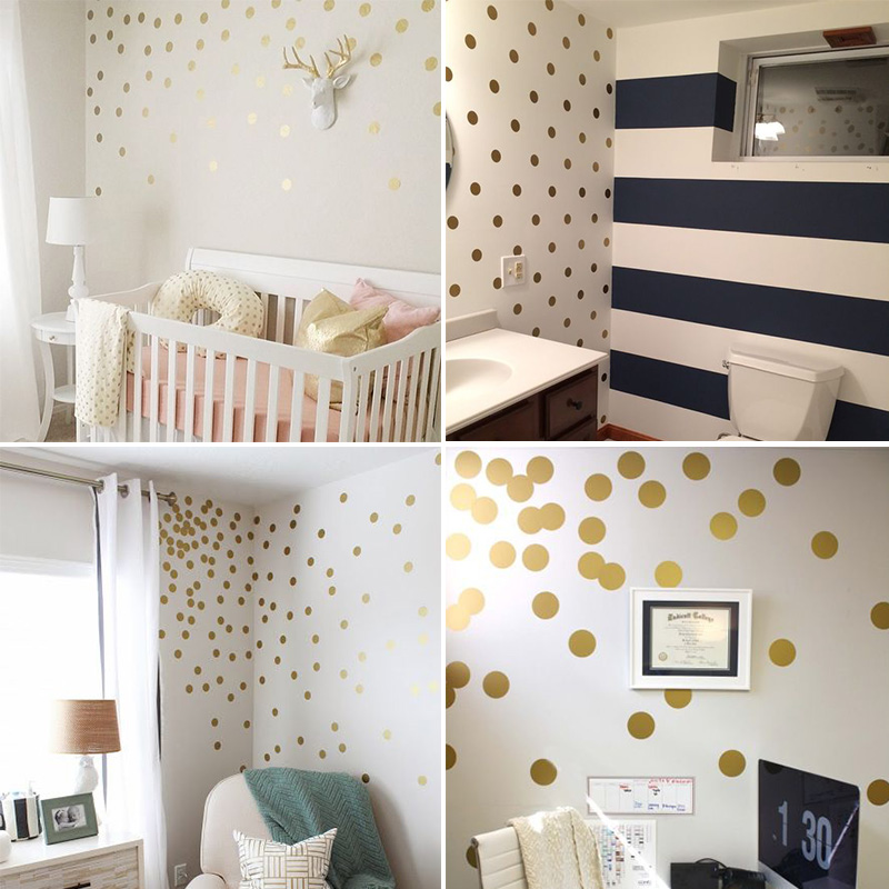 Shiny Rose Yellow Polka Dots a - Baby Nursery Yellow Walls recensione e prezzo