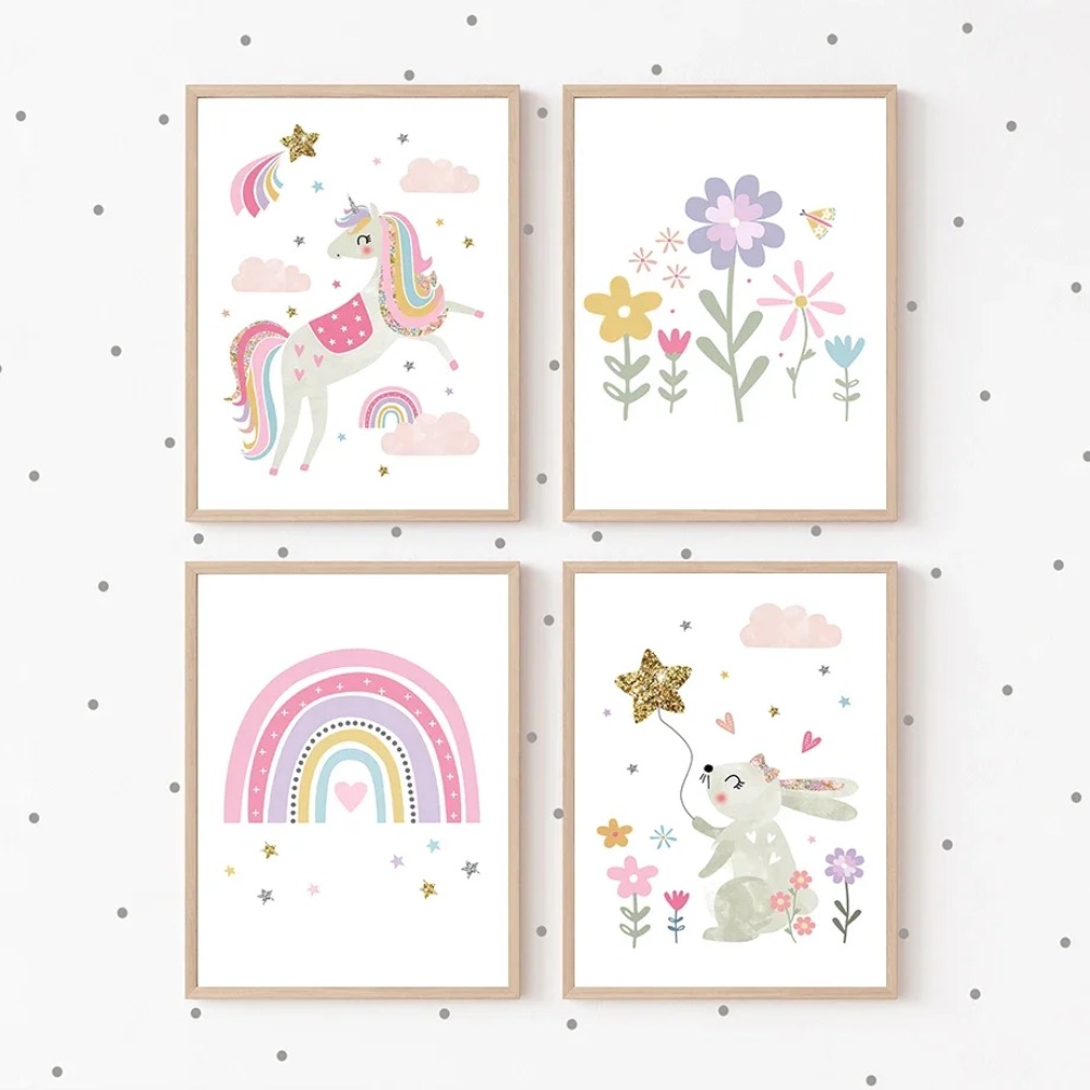Quadri su Tela con Unicorno Ro - Baby Unicorn Nursery recensione e prezzo
