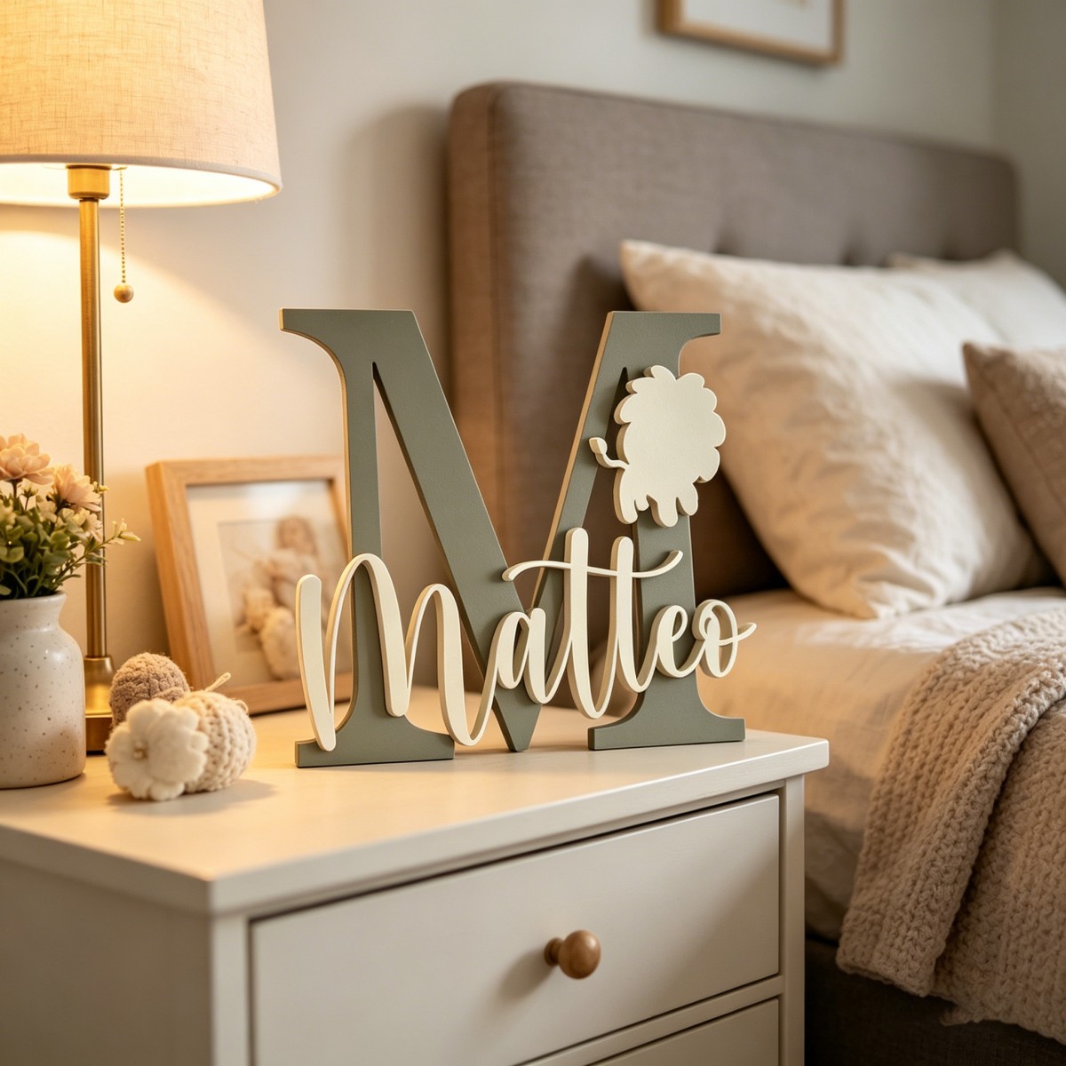1 Pezzo Targa in Legno Persona - Baby Nursery Decor recensione e prezzo