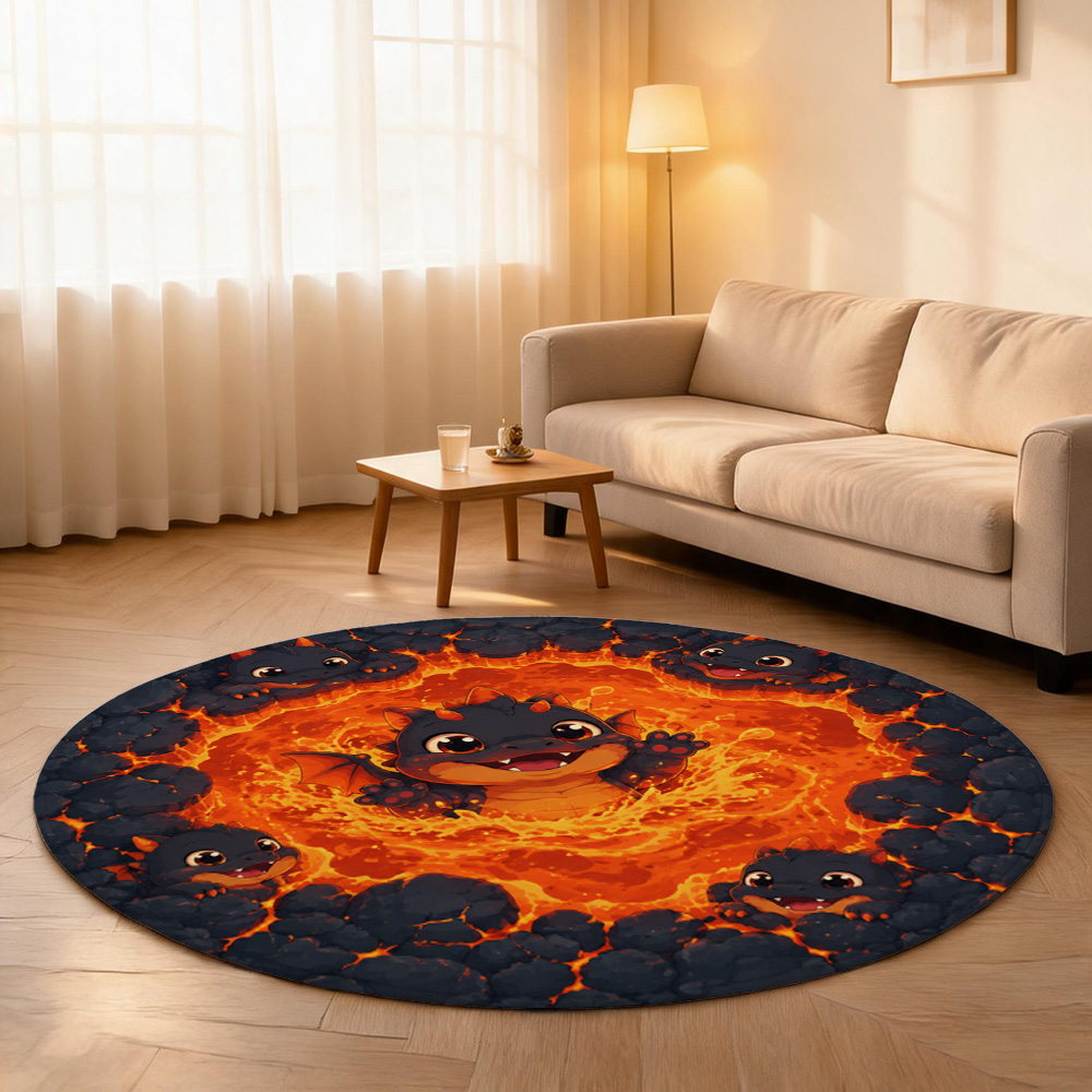 Tappeto a forma di cerchio con - Soft Rug Nursery recensione e prezzo