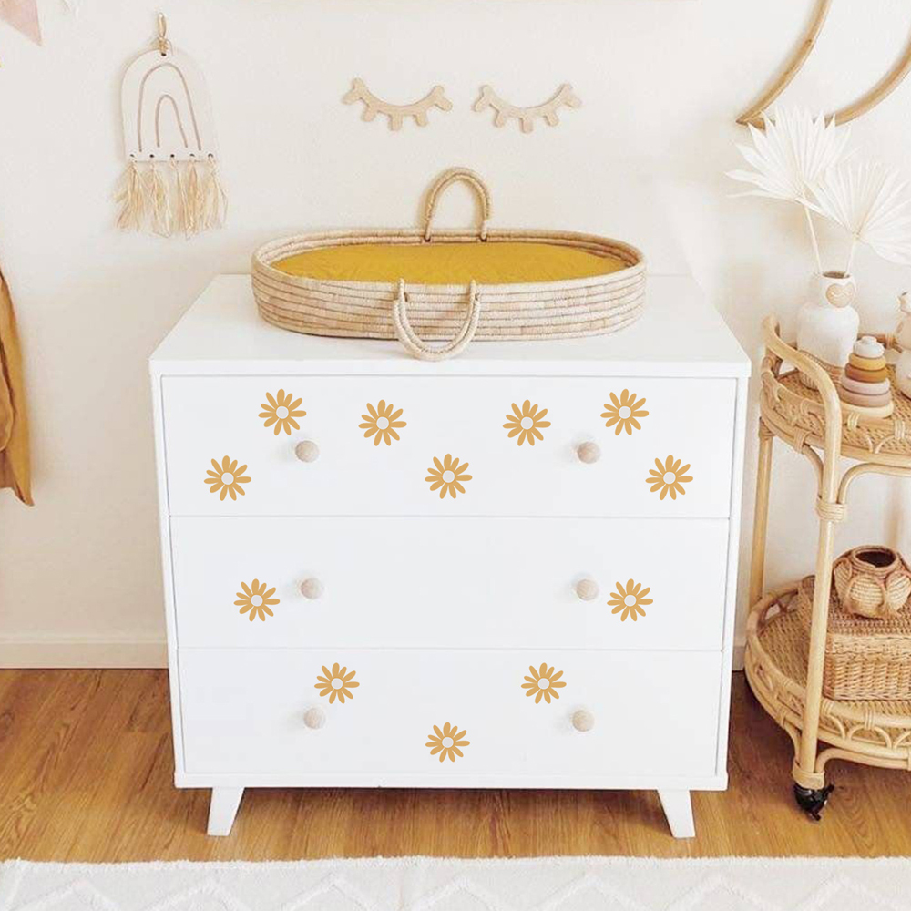 Adesivi murali margherita gial - Baby Nursery Yellow Walls recensione e prezzo