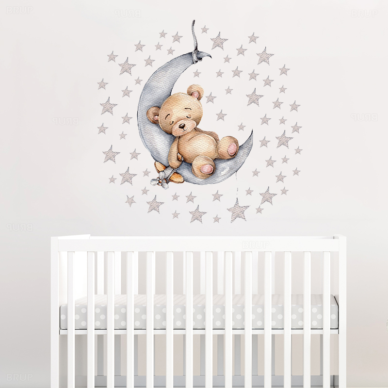 Acquerello palloncino coniglie - Baby Nursery Panelling recensione e prezzo